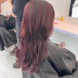 ロング カラー みう/仙台/暖色/ 艶髪/顔周りカット/のヘアスタイル