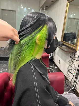 セミロング カラー スーパーロング育成 💖田所のヘアスタイル