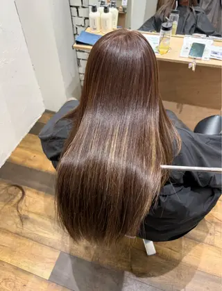 ロング カラー 長谷川 竣吾のヘアスタイル