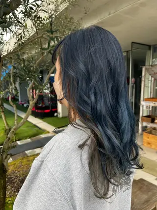 ロング カラー NAGONSTYLE 高塩知輝のヘアスタイル