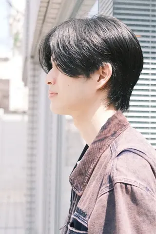 ショート パーマ メンズ ショートボブ髪質改善 縮毛矯正のプロ山道潤のヘアスタイル