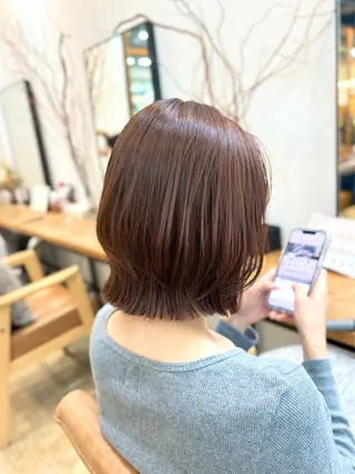 ミディアム カラー Hana❁⃘*.ﾟ Jr.stylistのヘアスタイル