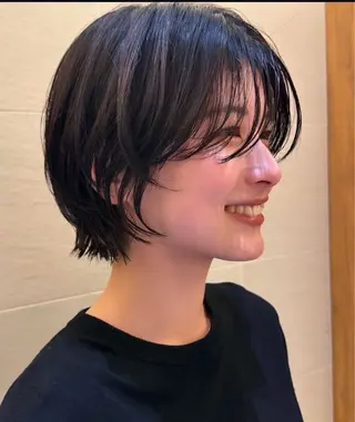 ショート 赤み消しカラー/ ナチュラル/トモキのヘアスタイル