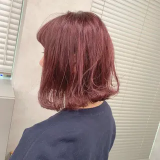 ショート カラー ヘアアレンジ 美髪矯正/透明感カラ ー🫧YUUKI🫧のヘアスタイル