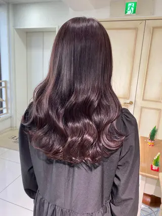 ロング カラー ヘアアレンジ 透明感カラー 古山 結季🌙🖤のヘアスタイル