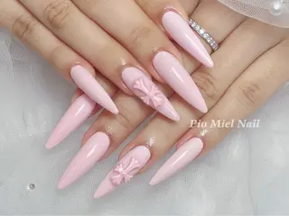 ネイル HANA 長さだしのネイルデザイン