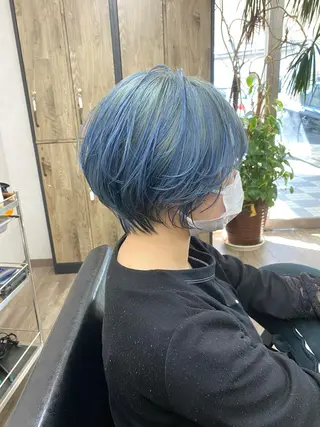 ショート カラー 🗻飯田誠也🗻 カットカラー得意のヘアスタイル