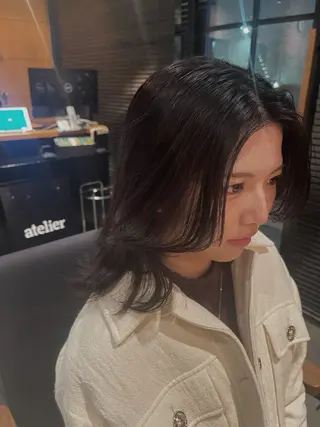 ミディアム カラー rin 🖤〈大宮〉のヘアスタイル