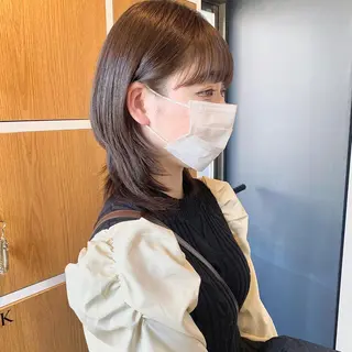 ショート 大阪ウルフカット ハッシュカットのヘアスタイル