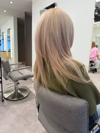 ミディアム カラー レイヤーボブ/ボブ 仲川和人のヘアスタイル