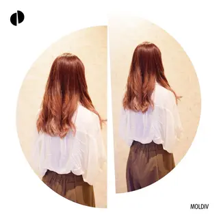 ロング カラー ✨縮毛矯正✨髪質改善 ナカシマ ユミのヘアスタイル