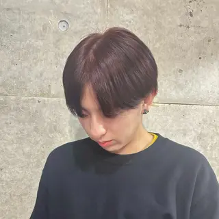 カラー メンズ HAGA HINAのヘアスタイル