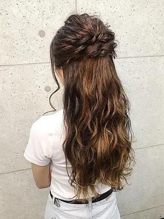 ロング 京都最安価エクステ muuka🦋のヘアスタイル