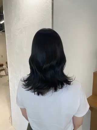 セミロング カラー 暖色カラー /ヘアアレンジ/花鈴のヘアスタイル