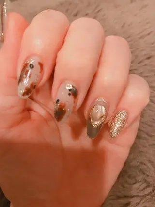 ロング shandy nailのネイルデザイン
