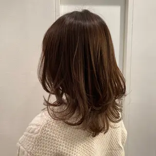セミロング 濱地 美乃理のヘアスタイル