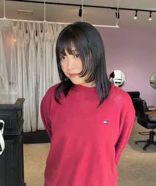 ミディアム カラー MATTY yoshika 🐻のヘアスタイル