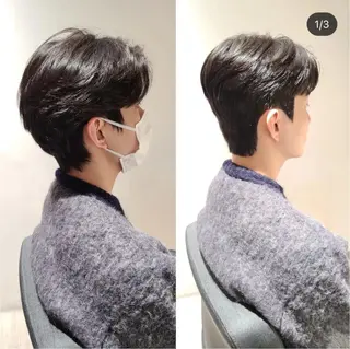 ショート メンズ key キーのヘアスタイル