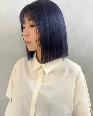 ミディアム カラー モリシゲ ヒカリ🦕🐬のヘアスタイル
