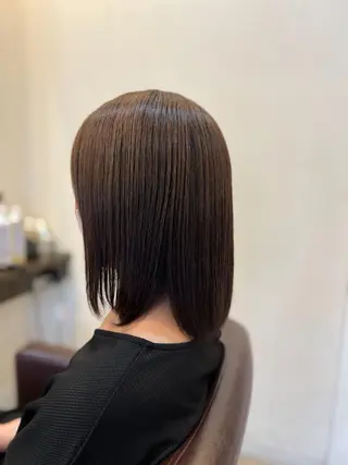 ミディアム パーマ ルービック 梅田茶屋町店のヘアスタイル