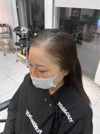 セミロング ユヅキ ブリーチモデル募集のヘアスタイル