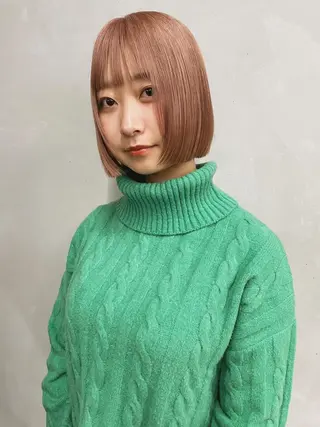 ショート カラー センスをお届けします 大谷将生infpのヘアスタイル