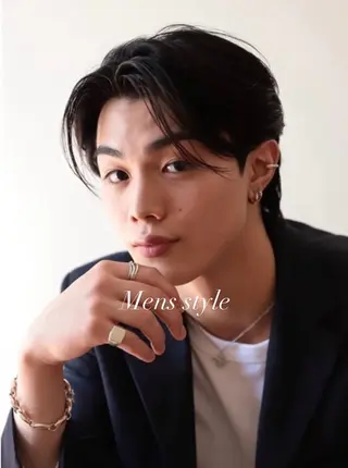 パーマ メンズ レイヤー/透明感 /髪質改善/ほのかのヘアスタイル