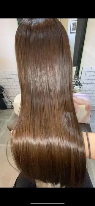 セミロング 美髪✨髪質改善 &艶カラーmanaeのヘアスタイル
