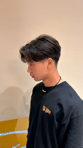 ショート パーマ メンズ 村松 麻菜のヘアスタイル