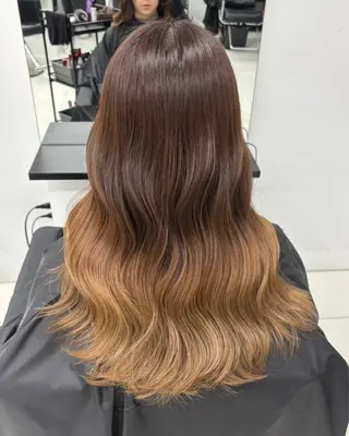 ロング カラー ヘアアレンジ kayo吉祥寺カラー モデル募集中✨のヘアスタイル