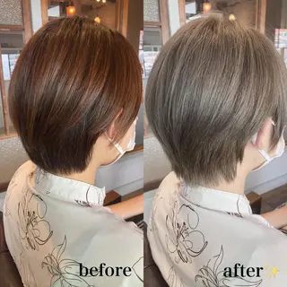 ショート タカツド ユウキのヘアスタイル