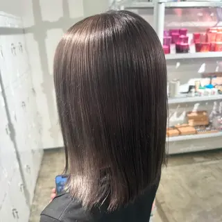 ミディアム カラー 🫧ブリーチモデル/ 透明感カラー /みきのヘアスタイル