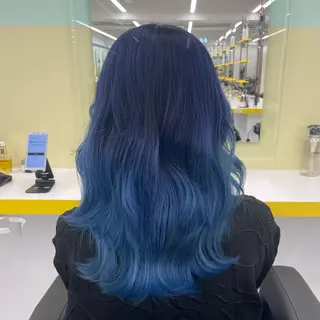 セミロング カラー 🦋色落ち綺麗カラー メンズYUZU🦋‪のヘアスタイル