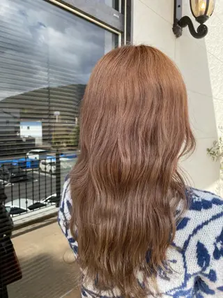 ロング カラー 鵜飼 真伍のヘアスタイル