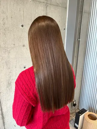 ロング カラー ヘアアレンジ ボブ×艶カラー 特化・リクト💥のヘアスタイル