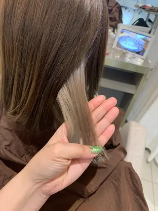 ミディアム カラー stylist N0Nのヘアスタイル
