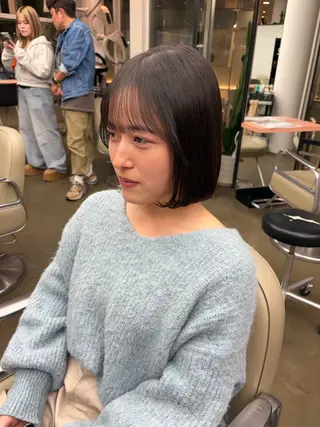 ショート 🎧ayaka/ボブ /透明感カラー🩵のヘアスタイル
