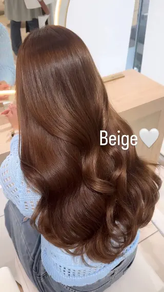 カラー 顔周り🇰🇷韓国 レイヤー/いづみ💞のヘアスタイル