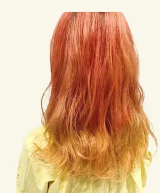 ロング カラー ケアブリーチ /髪質 改善/古橋圭史郎のヘアスタイル