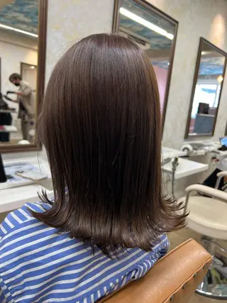 ミディアム 髪質改善/ メンズカット・パーマのヘアスタイル