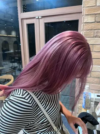 ロング カラー レイヤー/nail COCOROのヘアスタイル