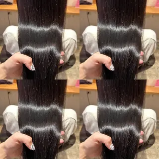 ロング カラー レイヤーカット/ 縮毛矯正🇰🇷早坂のヘアスタイル