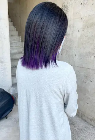 ミディアム カラー 日高 香織のヘアスタイル