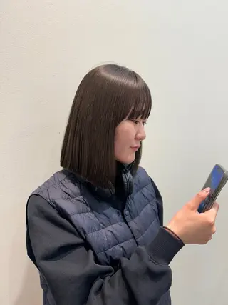 ミディアム 堀越 美羽のヘアスタイル