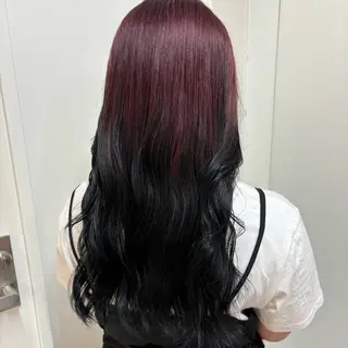 ロング 木村 夢のヘアスタイル