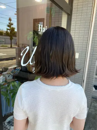 ミディアム 立野 希沙のヘアスタイル