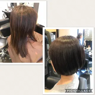 ショート カラー 藤本 麻衣のヘアスタイル