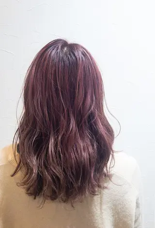 セミロング カラー 🦋透明感カラー🦋 CHIHARUのヘアスタイル