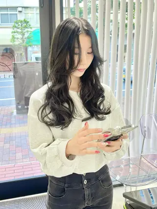 ロング パーマ ¥0モデル募集中 カット/パーマのヘアスタイル