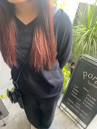 ロング カラー 🌼ハイライト透明感 🌼maiのヘアスタイル